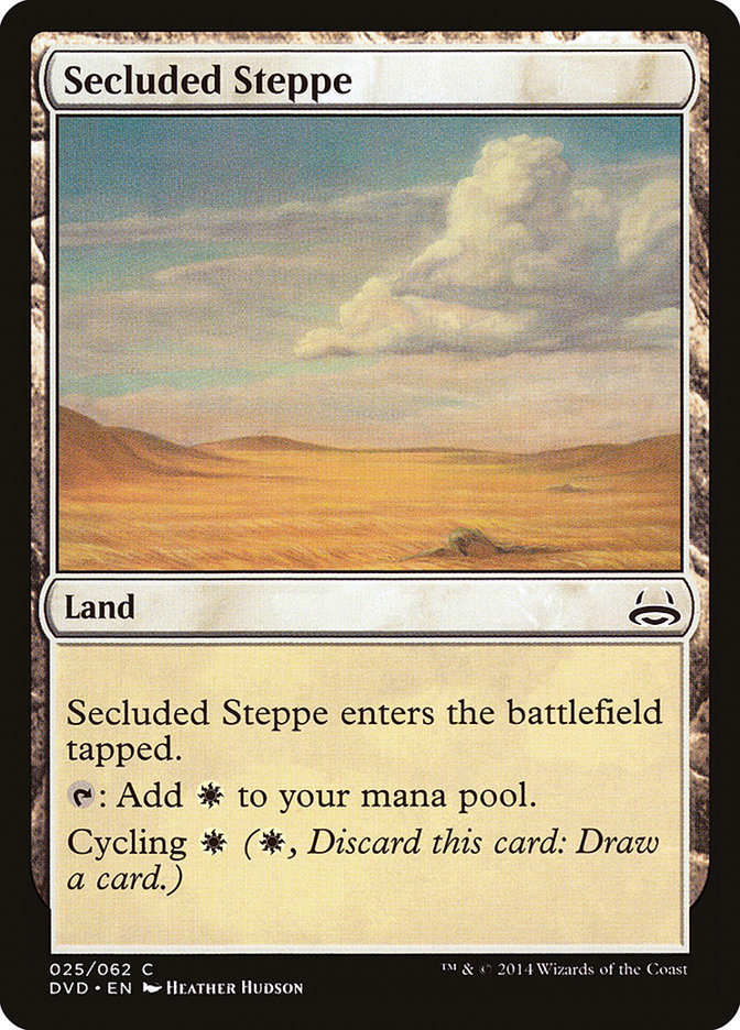Secluded Steppe (Divine vs. Demonic) [Duel Decks Anthology] | Pegasus Games WI