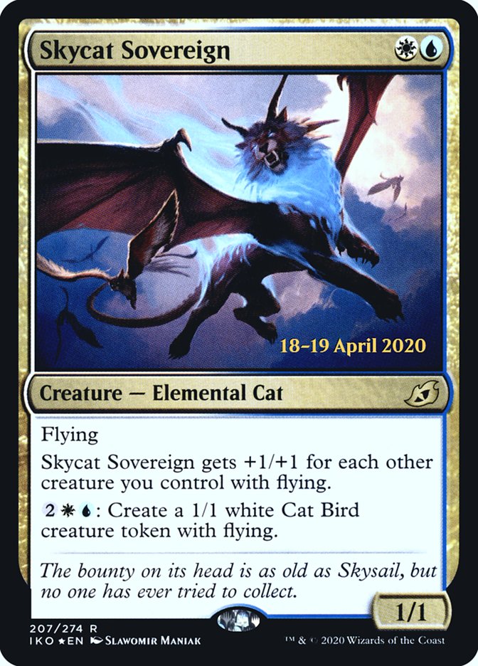 Skycat Sovereign [Ikoria: Lair of Behemoths Prerelease Promos] | Pegasus Games WI