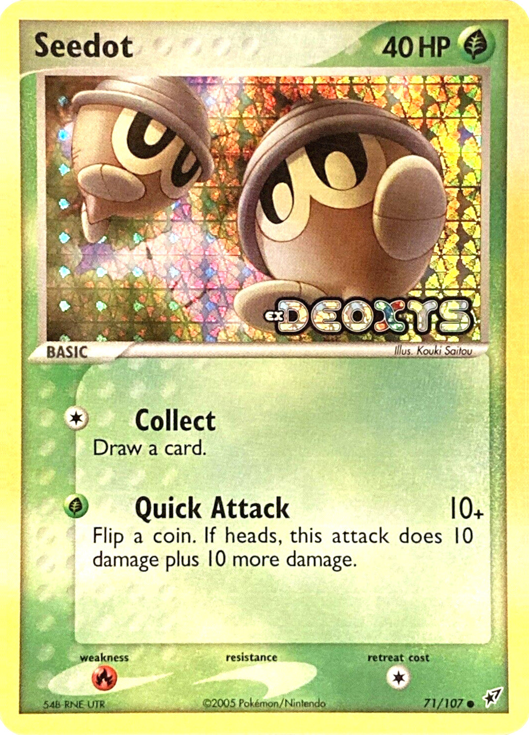 Seedot (71/107) (Stamped) [EX: Deoxys] | Pegasus Games WI