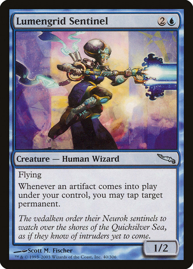 Lumengrid Sentinel [Mirrodin] | Pegasus Games WI