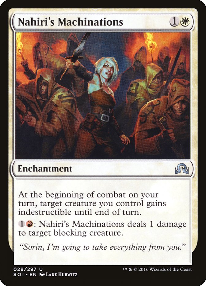 Nahiri's Machinations [Shadows over Innistrad] | Pegasus Games WI