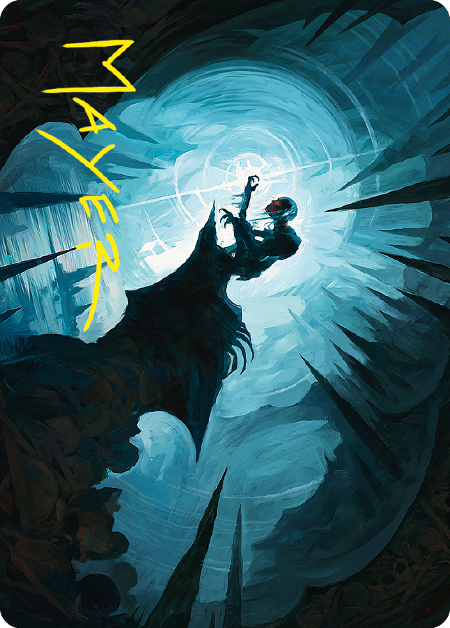 Gollum, Patient Plotter Art Card (Gold-Stamped Signature) [The Lord of the Rings: Tales of Middle-earth Art Series] | Pegasus Games WI