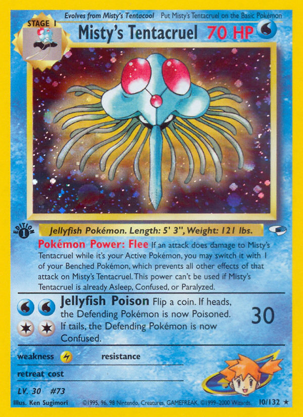 Misty's Tentacruel (10/132) [Gym Heroes 1st Edition] | Pegasus Games WI