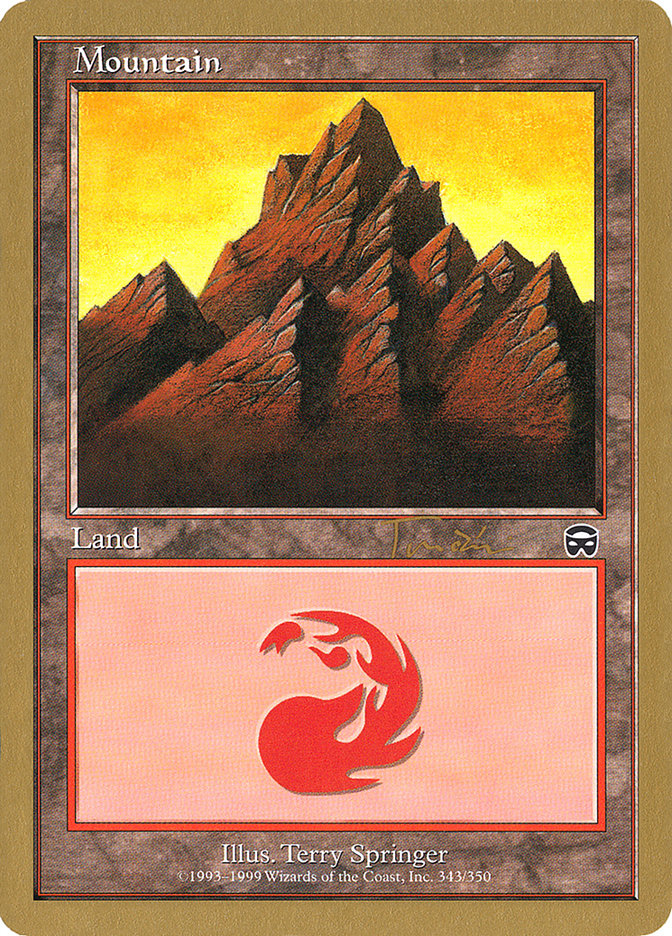 Mountain (jt343) (Jan Tomcani) (MMQ) [World Championship Decks 2001] | Pegasus Games WI