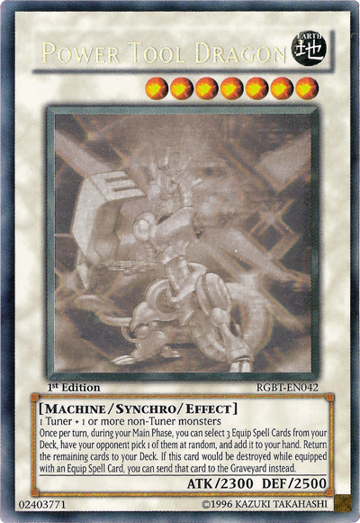 Power Tool Dragon [RGBT-EN042] Ultimate Rare | Pegasus Games WI