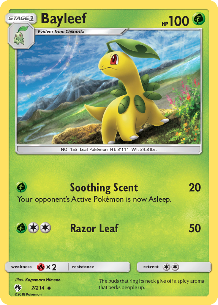 Bayleef (7/214) [Sun & Moon: Lost Thunder] | Pegasus Games WI