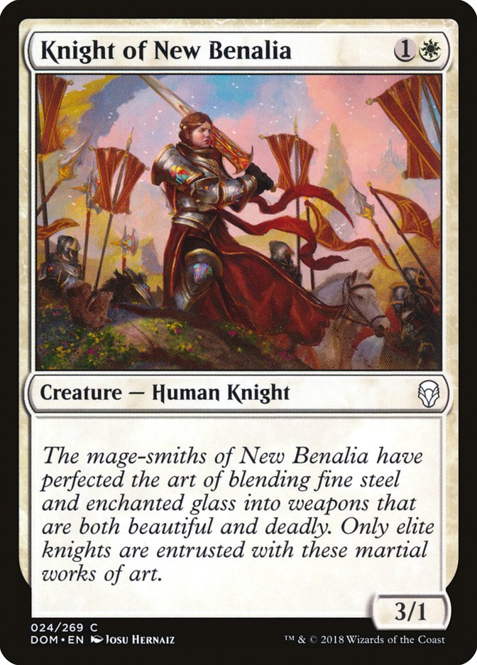 Knight of New Benalia [Dominaria] | Pegasus Games WI