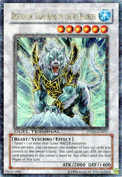 Dewloren, Tiger King of the Ice Barrier [DT02-EN033] Ultra Rare | Pegasus Games WI