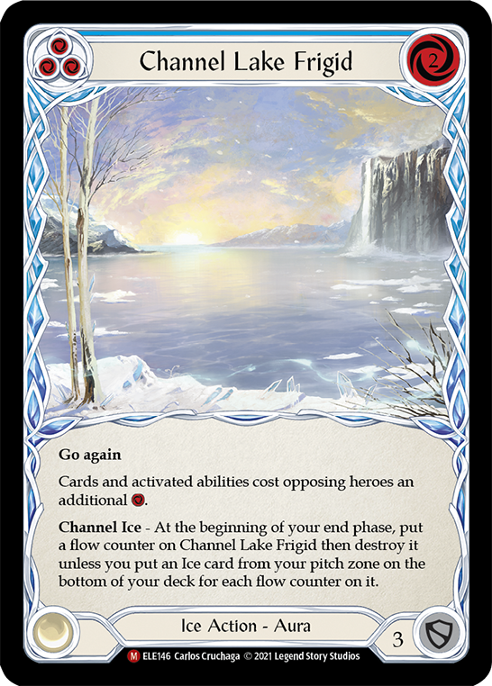 Channel Lake Frigid [ELE146] (Tales of Aria)  1st Edition Rainbow Foil | Pegasus Games WI
