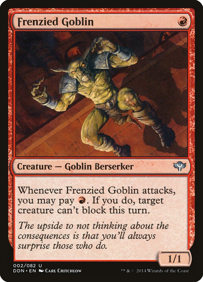 Frenzied Goblin [Duel Decks: Speed vs. Cunning] | Pegasus Games WI