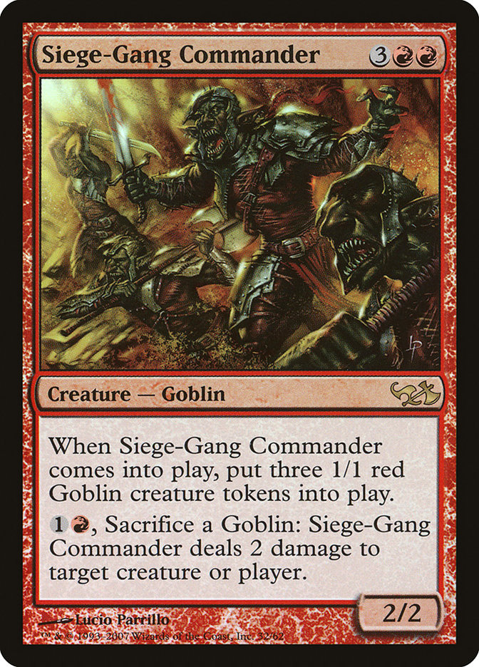Siege-Gang Commander [Duel Decks: Elves vs. Goblins] | Pegasus Games WI
