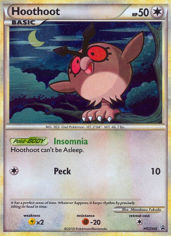 Hoothoot (HGSS05) [HeartGold & SoulSilver: Black Star Promos] | Pegasus Games WI