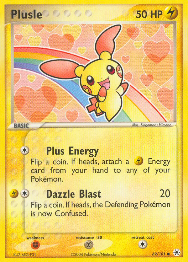 Plusle (69/101) [EX: Hidden Legends] | Pegasus Games WI