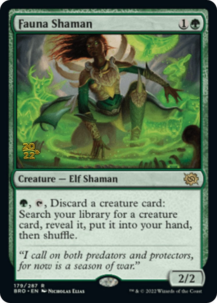 Fauna Shaman [The Brothers' War Prerelease Promos] | Pegasus Games WI