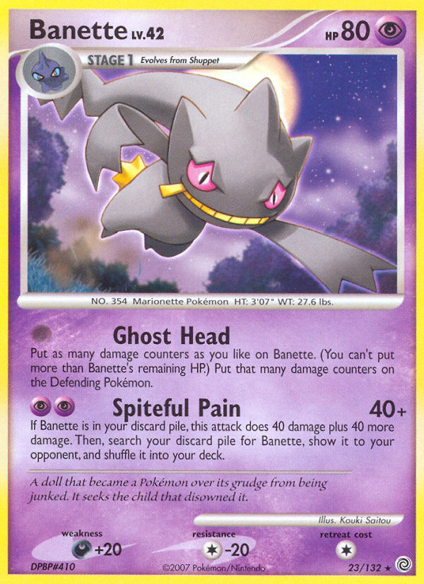 Banette (23/132) [Diamond & Pearl: Secret Wonders] | Pegasus Games WI