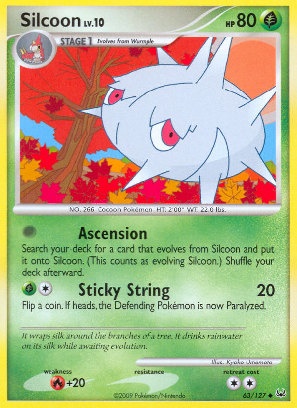 Silcoon (63/127) [Platinum: Base Set] | Pegasus Games WI