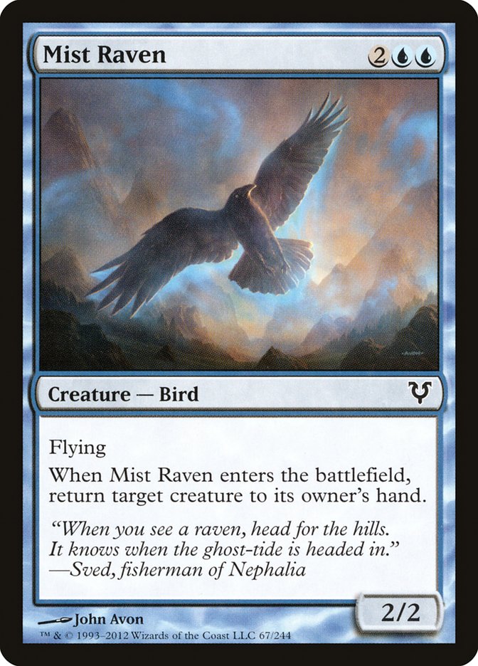 Mist Raven [Avacyn Restored] | Pegasus Games WI