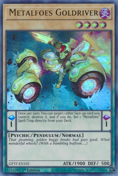 Metalfoes Goldriver [GFTP-EN102] Ultra rare | Pegasus Games WI