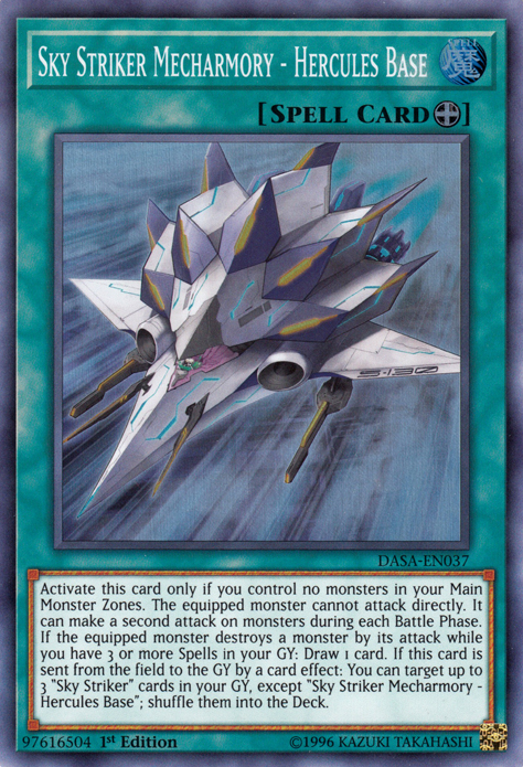 Sky Striker Mecharmory - Hercules Base [DASA-EN037] Super Rare | Pegasus Games WI
