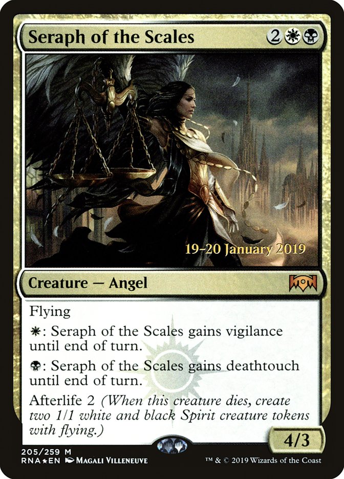 Seraph of the Scales [Ravnica Allegiance Prerelease Promos] | Pegasus Games WI