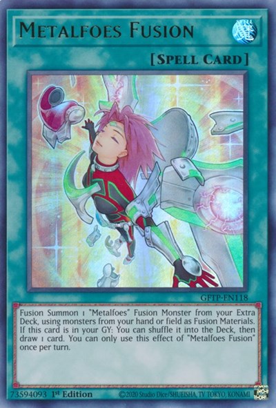 Metalfoes Fusion [GFTP-EN118] Ultra rare | Pegasus Games WI