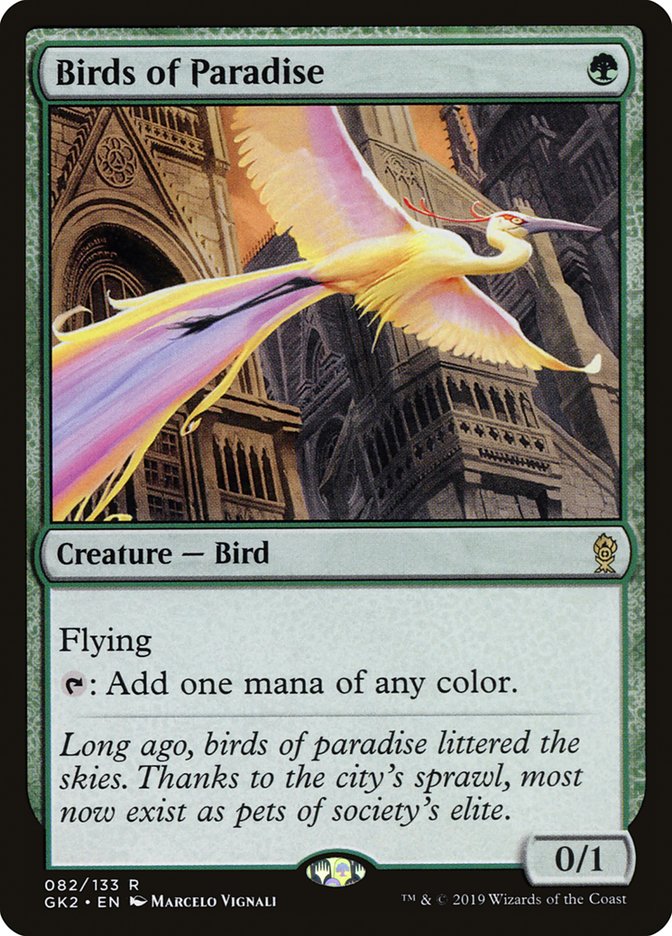 Birds of Paradise [Ravnica Allegiance Guild Kit] | Pegasus Games WI