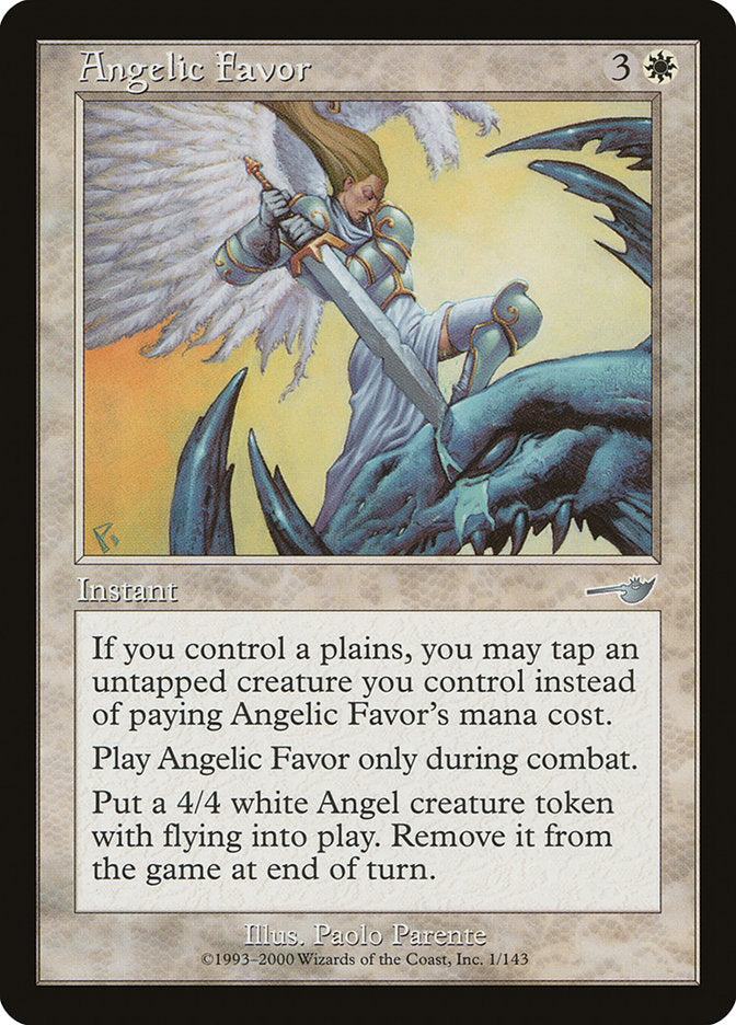 Angelic Favor [Nemesis] | Pegasus Games WI