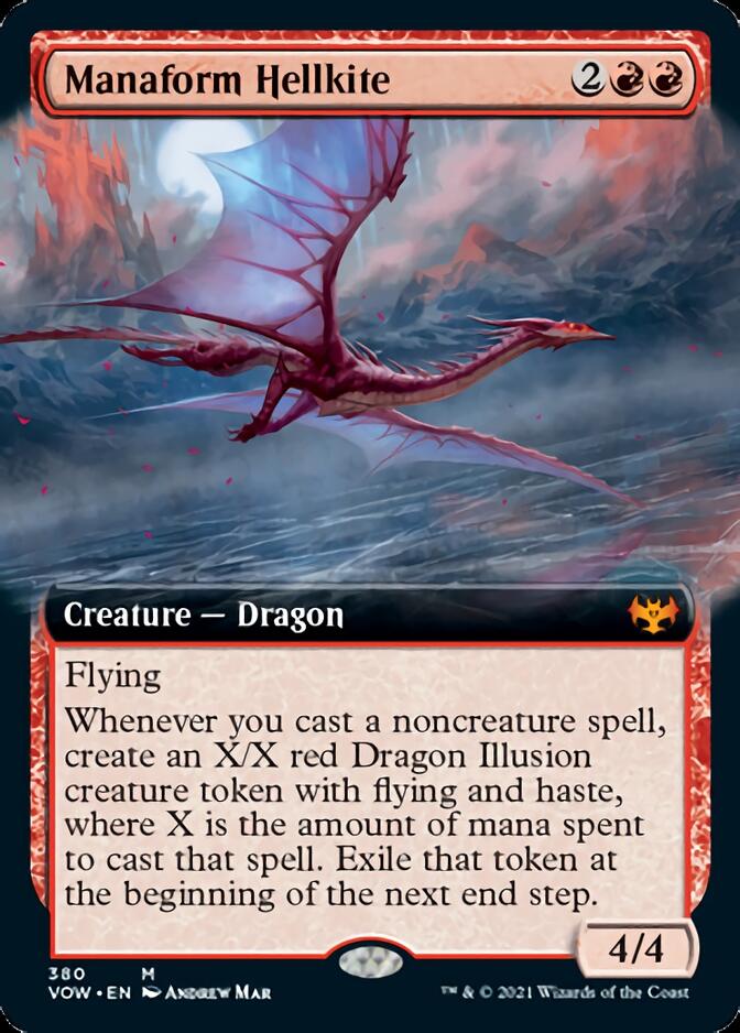 Manaform Hellkite (Extended Art) [Innistrad: Crimson Vow] | Pegasus Games WI