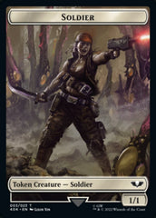 Soldier (003) // Sicarian Infiltrator Double-Sided Token [Warhammer 40,000 Tokens] | Pegasus Games WI