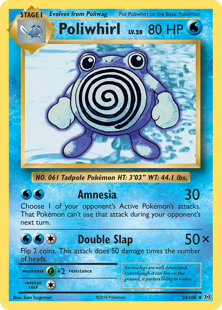 Poliwhirl (24/108) [XY: Evolutions] | Pegasus Games WI