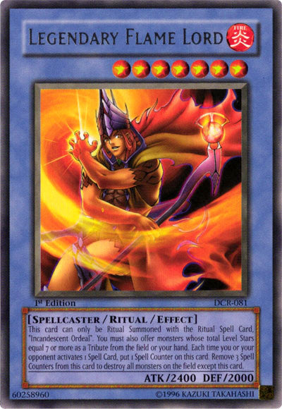 Legendary Flame Lord [DCR-081] Rare | Pegasus Games WI