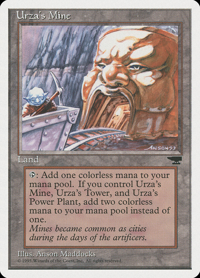 Urza's Mine (Mine Cart Entering Mouth) [Chronicles] | Pegasus Games WI