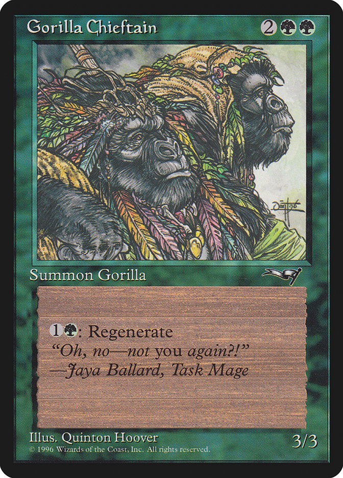 Gorilla Chieftain (Two Gorilla Art) [Alliances] | Pegasus Games WI