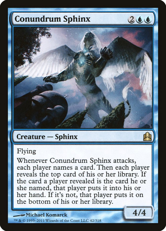 Conundrum Sphinx [Commander 2011] | Pegasus Games WI