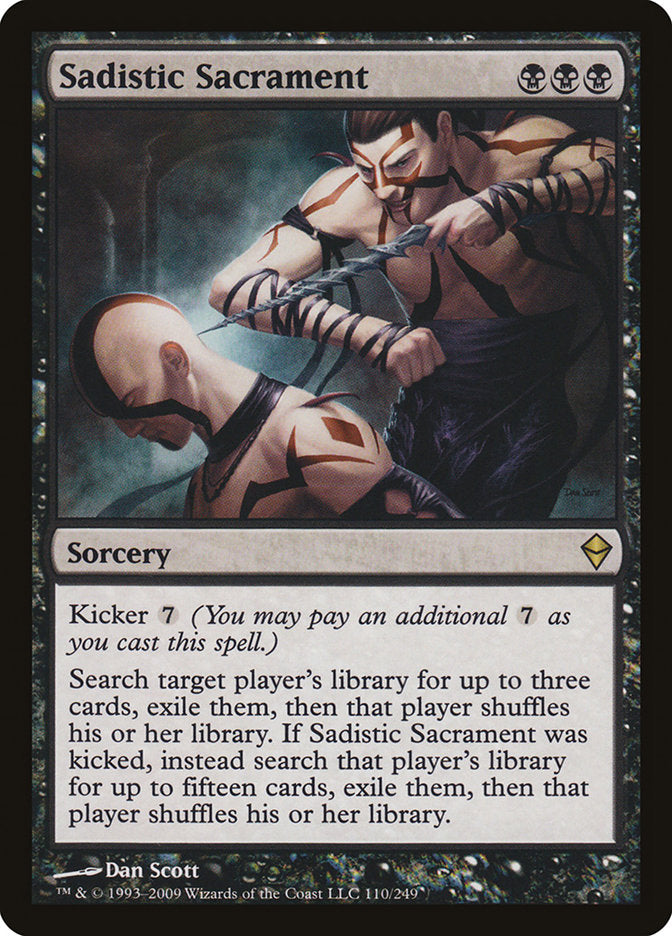 Sadistic Sacrament [Zendikar] | Pegasus Games WI