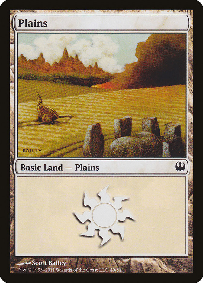 Plains (40) [Duel Decks: Knights vs. Dragons] | Pegasus Games WI