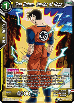 Son Gohan, Warrior of Hope (Uncommon) [BT13-099] | Pegasus Games WI