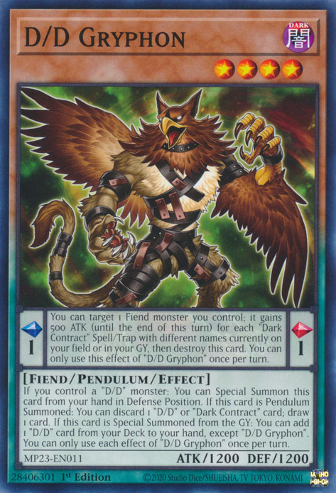 D/D Gryphon [MP23-EN011] Common | Pegasus Games WI