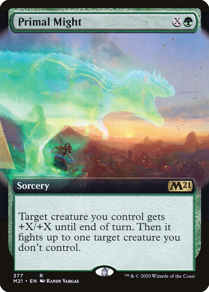 Primal Might (Extended Art) [Core Set 2021] | Pegasus Games WI