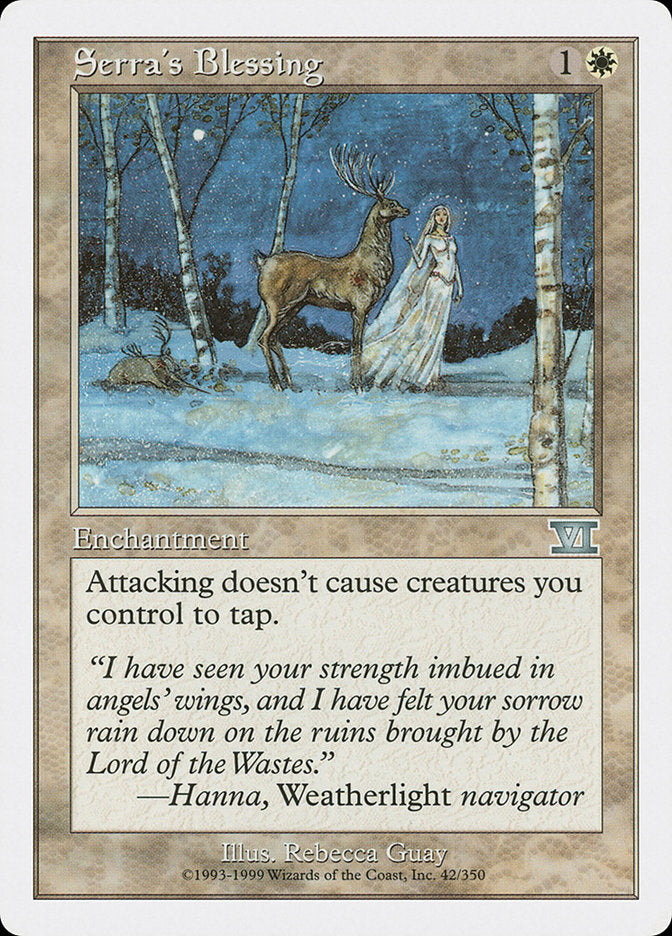 Serra's Blessing [Classic Sixth Edition] | Pegasus Games WI