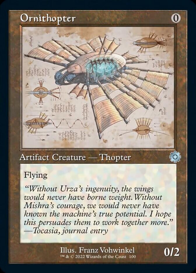 Ornithopter (Retro Schematic) [The Brothers' War Retro Artifacts] | Pegasus Games WI