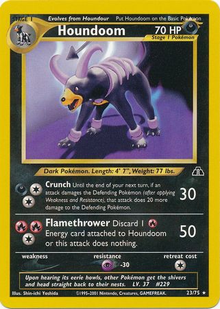 Houndoom (23/75) [Neo Discovery Unlimited] | Pegasus Games WI