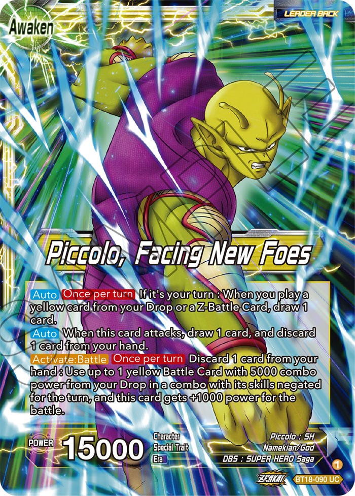 Piccolo // Piccolo, Facing New Foes (BT18-090) [Dawn of the Z-Legends] | Pegasus Games WI
