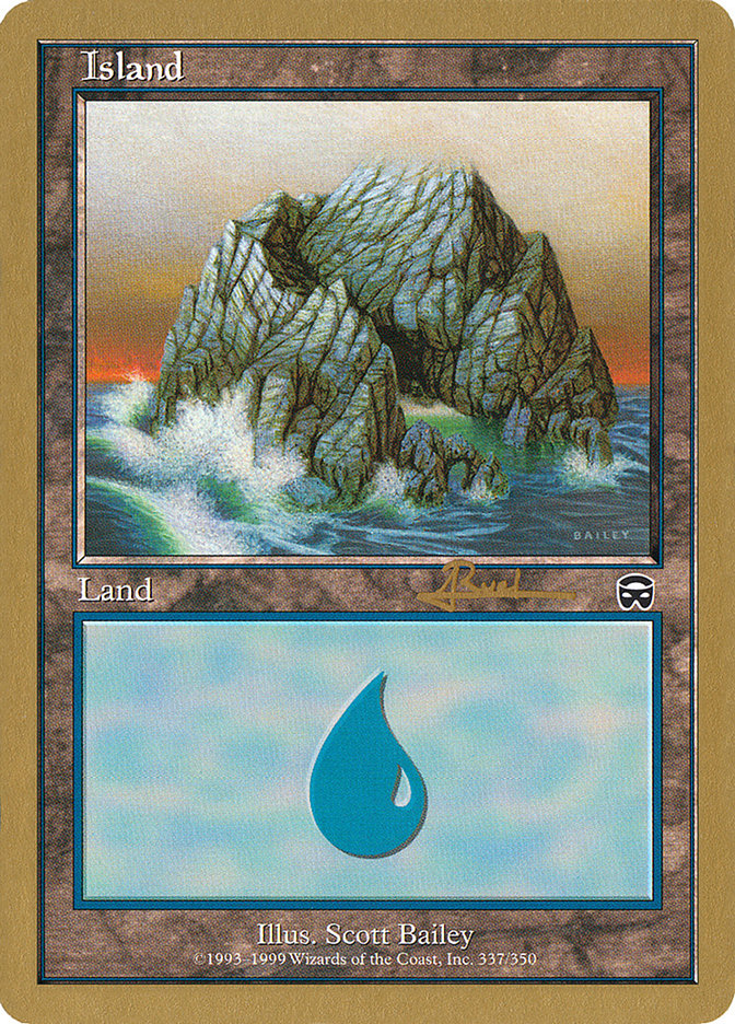 Island (ar337) (Antoine Ruel) [World Championship Decks 2001] | Pegasus Games WI