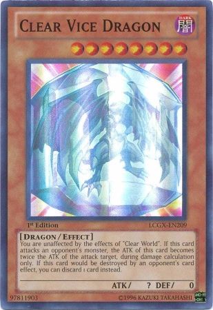 Clear Vice Dragon [LCGX-EN209] Super Rare | Pegasus Games WI