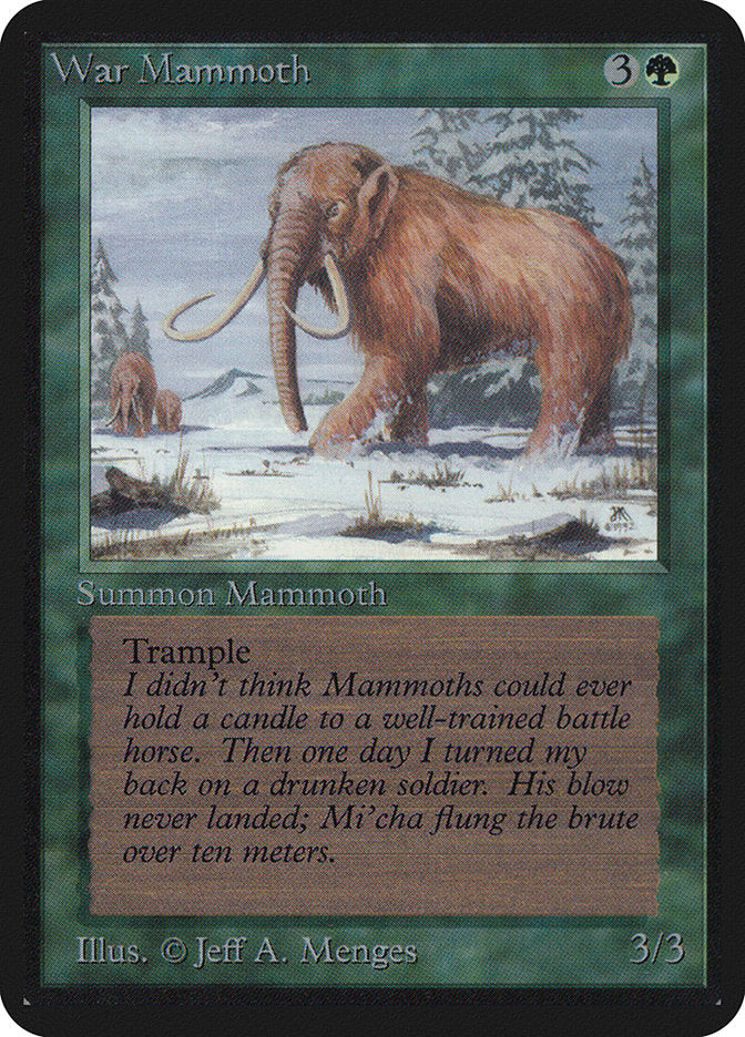 War Mammoth [Alpha Edition] | Pegasus Games WI