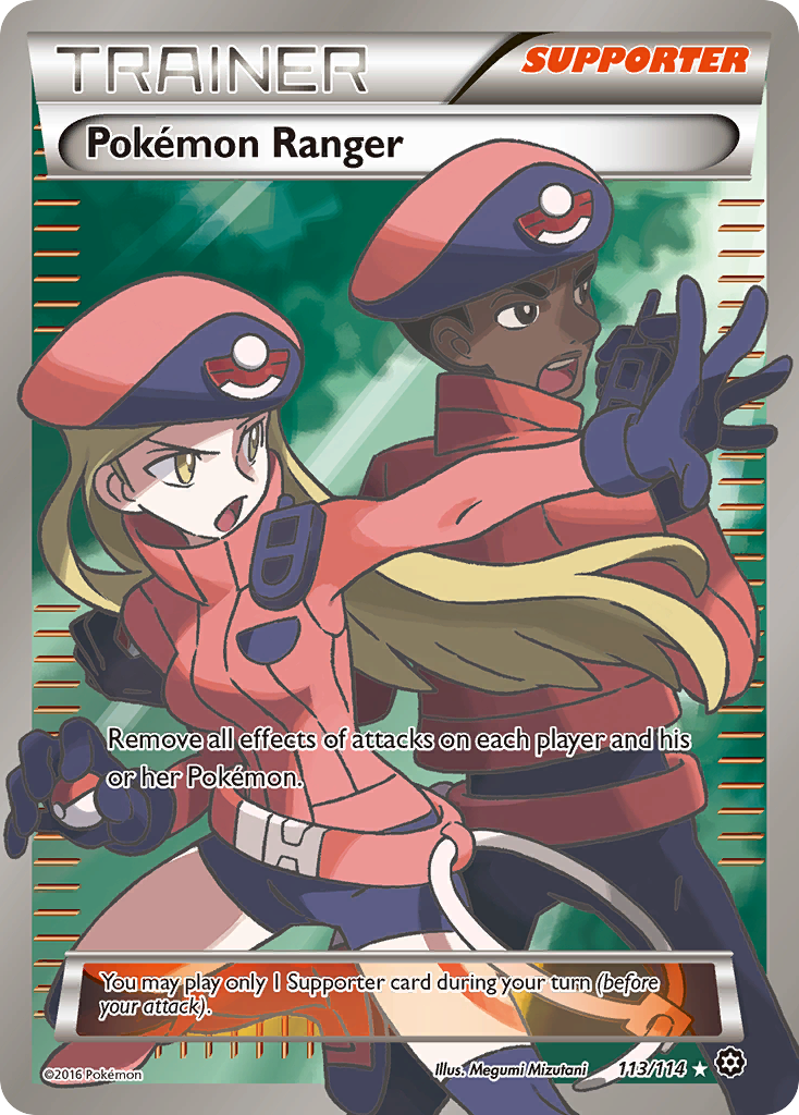 Pokemon Ranger (113/114) [XY: Steam Siege] | Pegasus Games WI