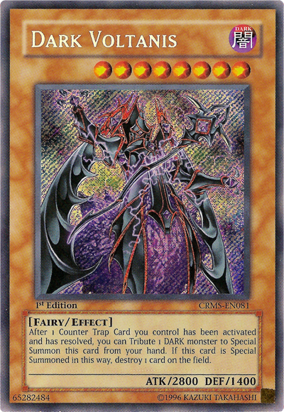 Dark Voltanis [CRMS-EN081] Secret Rare | Pegasus Games WI