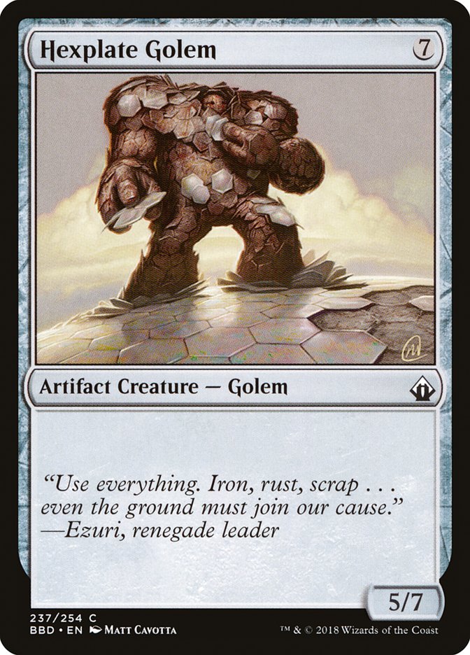 Hexplate Golem [Battlebond] | Pegasus Games WI