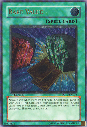 Rare Value (UTR) [FOTB-EN033] Ultimate Rare | Pegasus Games WI
